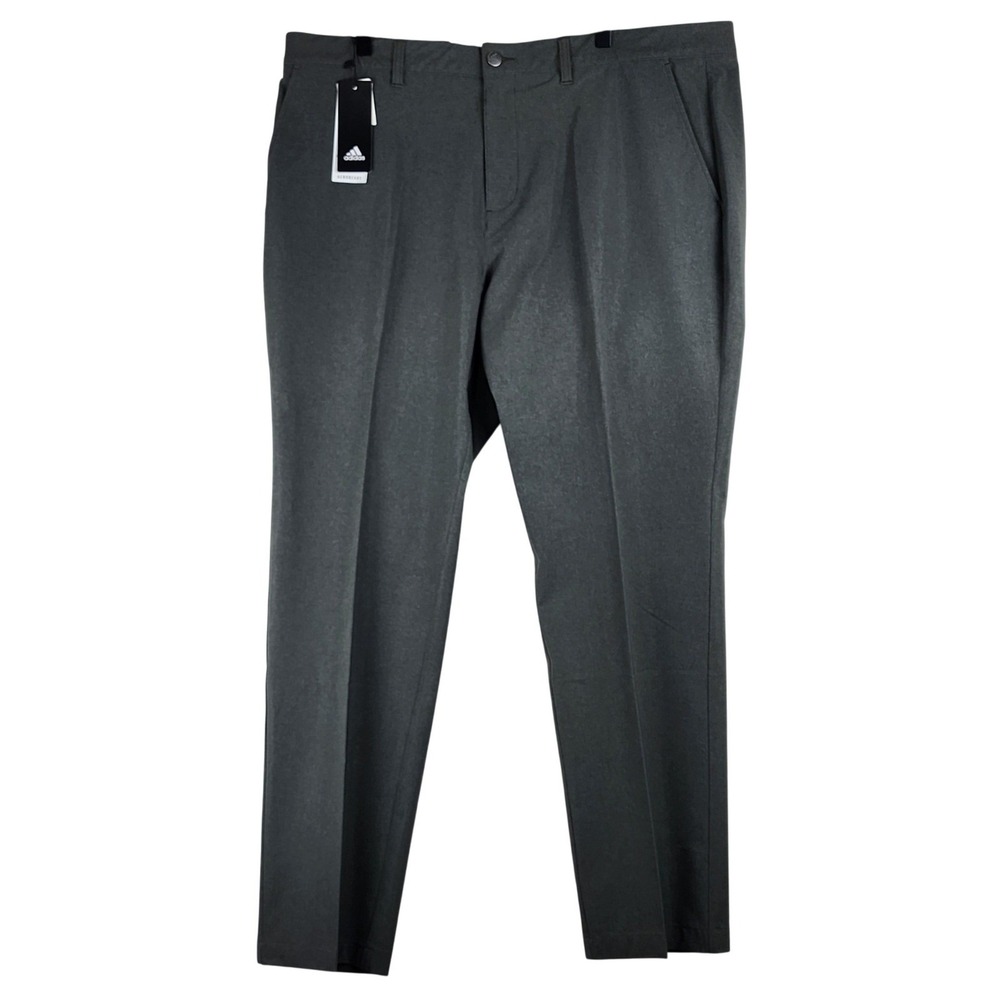 Adidas Ultimate365‎ Herringbone Golf Pants Mens 40/32 Grey Tapered AEROREADY